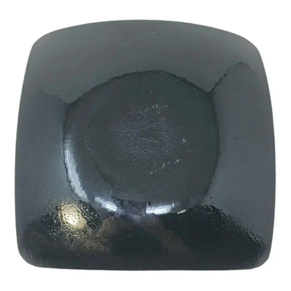 Mid Century Fused Striped Glass Plate - Picture 4 of 4